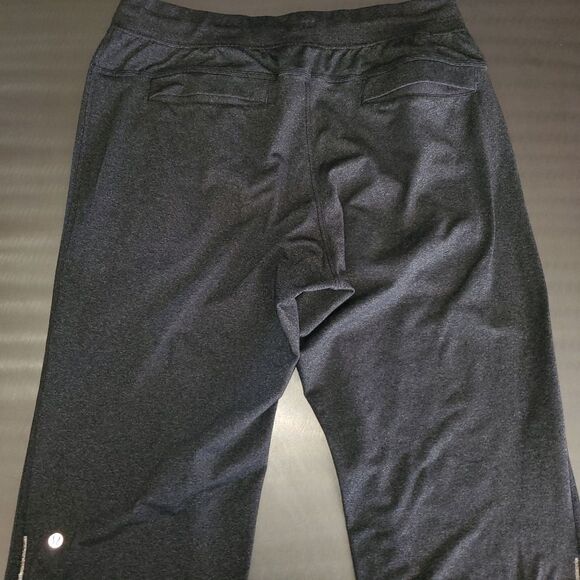 Lululemon Discipline Pull On Track Gray Straight Leg Zip Pockets Drawstring XL - Picture 5 of 14